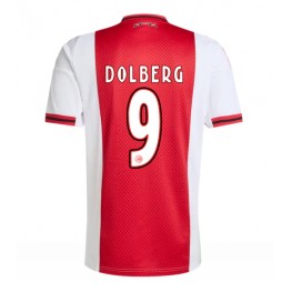 Ajax Kasper Dolberg #9 Thuis tenue 2025-26 Korte Mouw